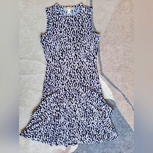 Michael Kors Flounce Ikat Dress. Size XS